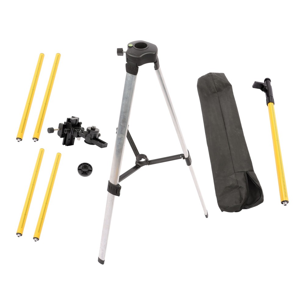 With Tripod Adjustable Telescoping Laser Pole 12 Ft./3.7M Laser Level Pole