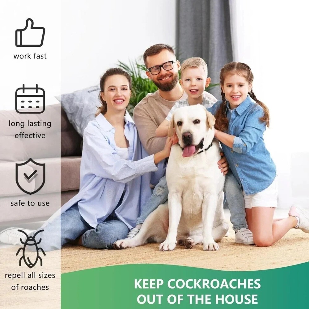2 Pack Cockroach Gel Bait Roach Killer Powerful Roach Repellent Bait Trap`sealed