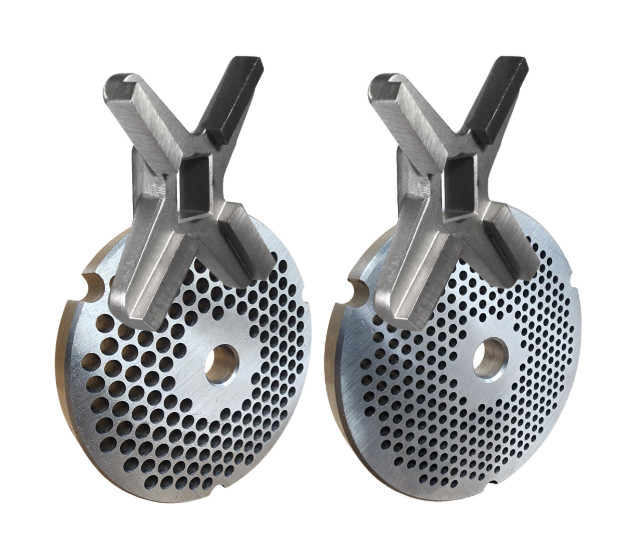 Grinder Plate Pack First, Second Grind #22 3/16", 1/8"  With Knives