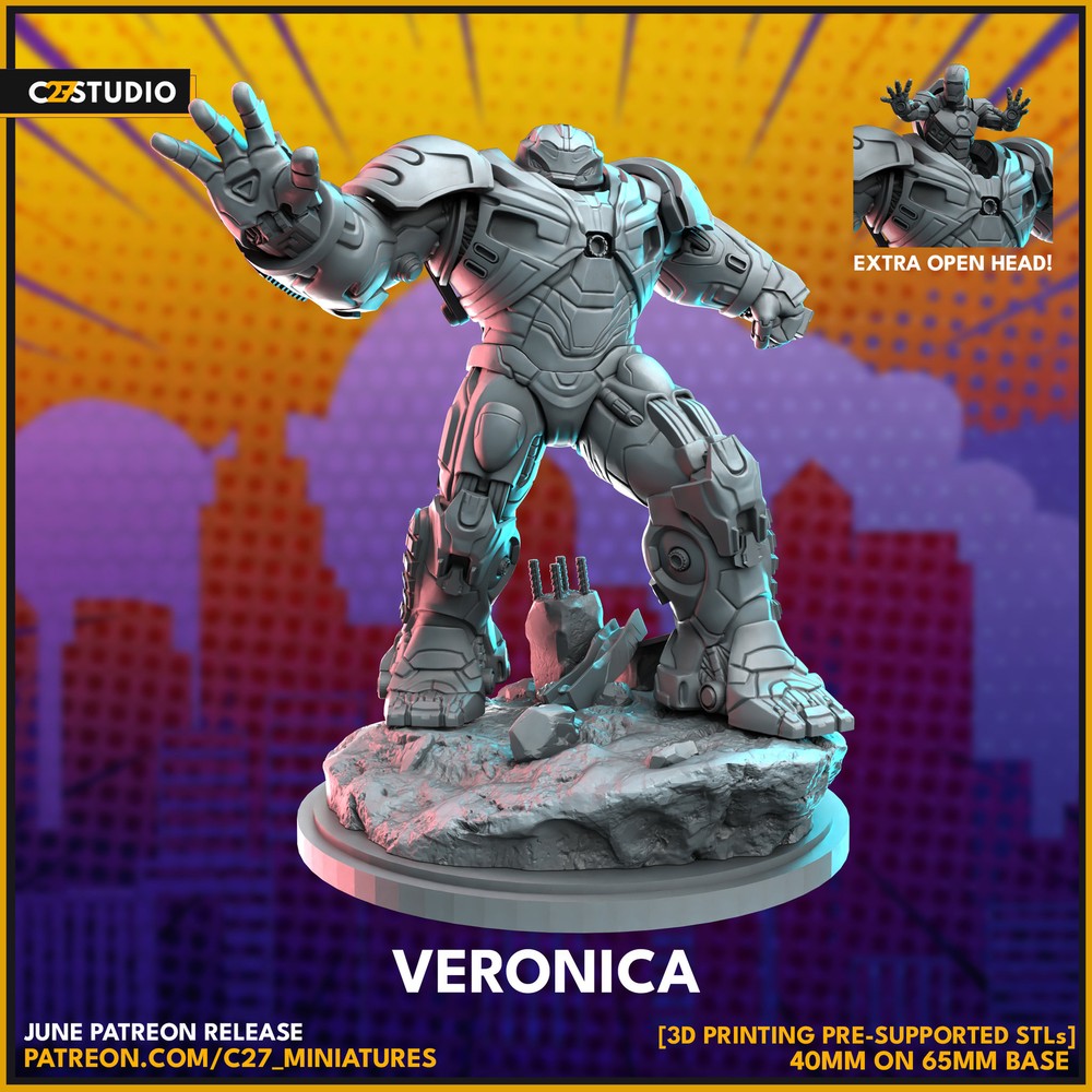 Veronica | 40mm Crisis Protocol | Tabletop Gaming | Tabletop Miniature |