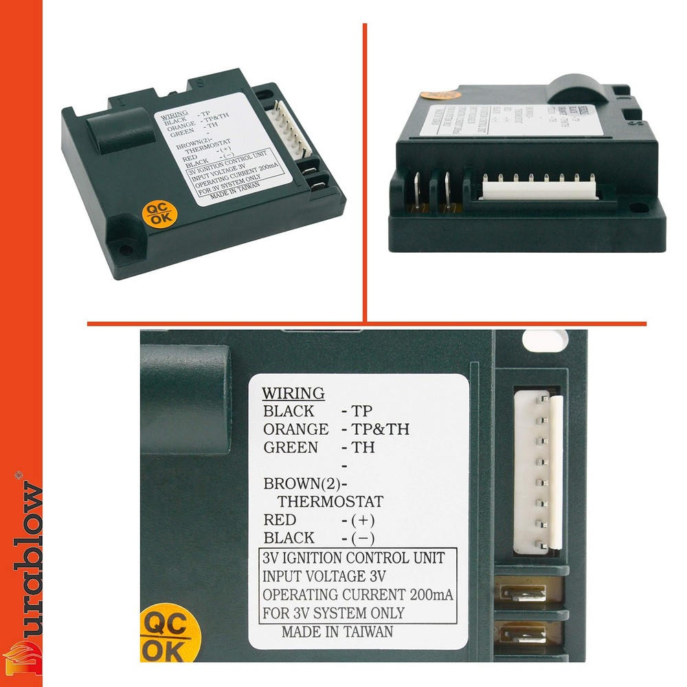 Durablow Fireplace Electronic IPI Control Module, Gas Fireplace Ignition Module