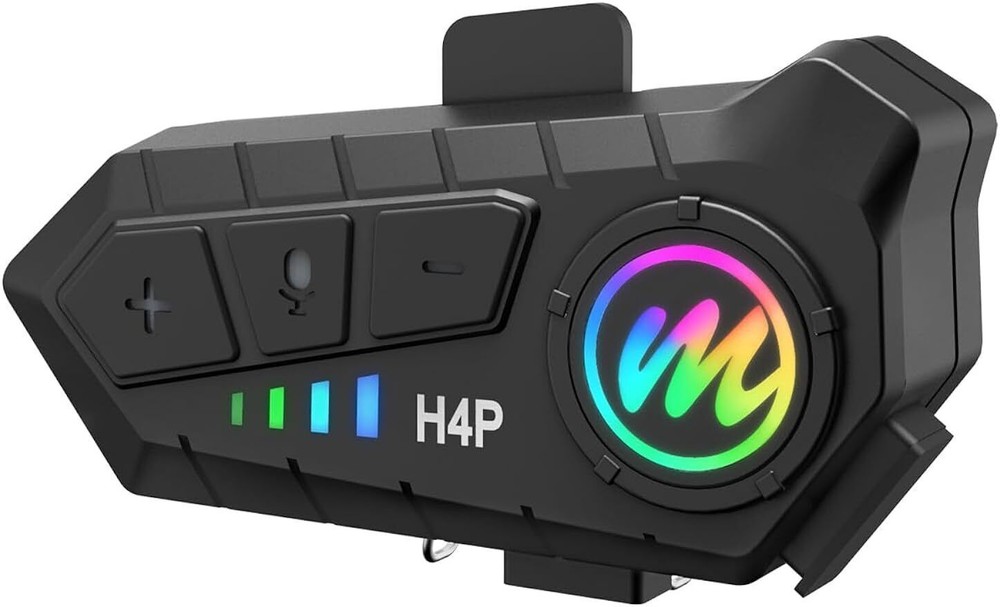 MOMAN H4 Plus Noise Cancellation Microphone Wireless Helmet Headset Intercom