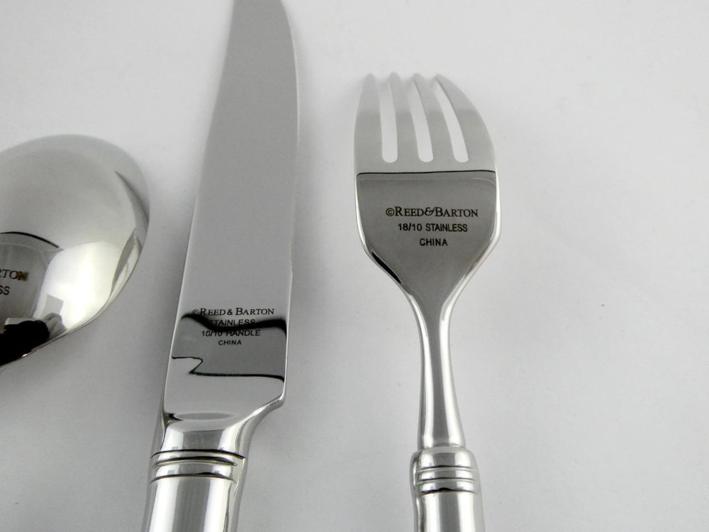 Reed & Barton Flatware Allora 5 Piece Place Setting Stainless Steel