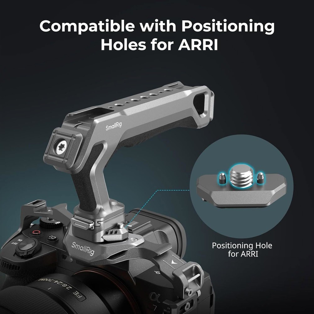 SmallRig Quick Release Top Handle with Quick Release Slider 15kg Max. Load