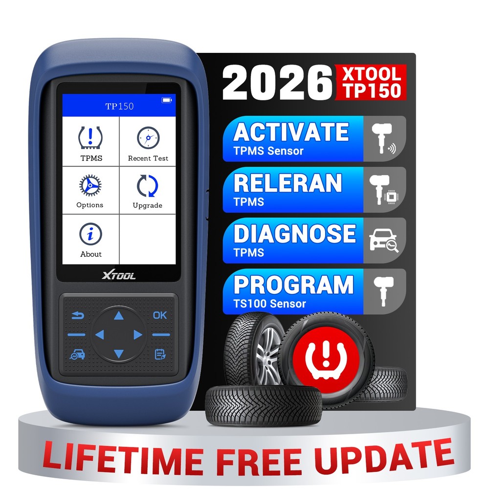 2026 New XTOOL TP150 TPMS Relearn Tool TPMS Sensors Activate/Reset/Programming