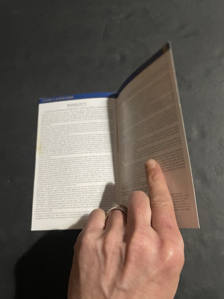 Bully ps2 Manual Only
