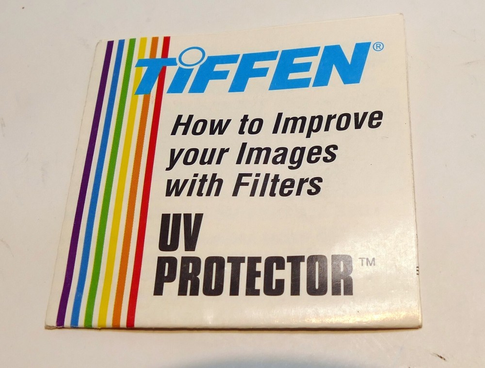 Tiffen UV Protector Filter sales advertisement guide brochure