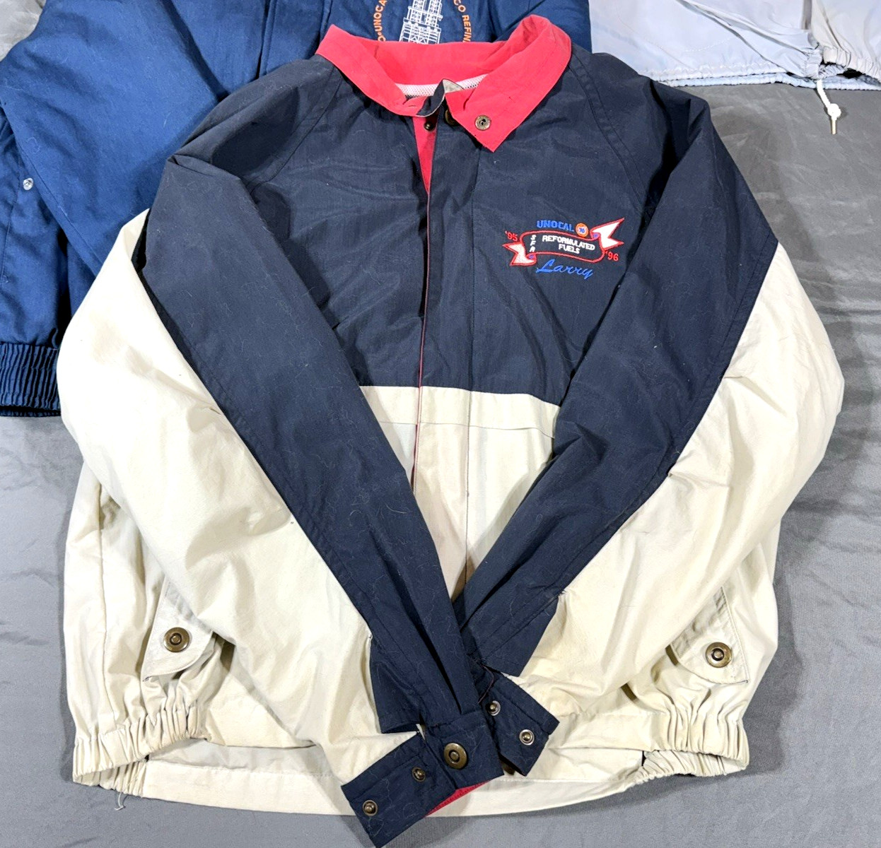 11 Lot Vintage Jackets Unocal 76 San Francisco Refinery Oil Gas Petroleum Larry