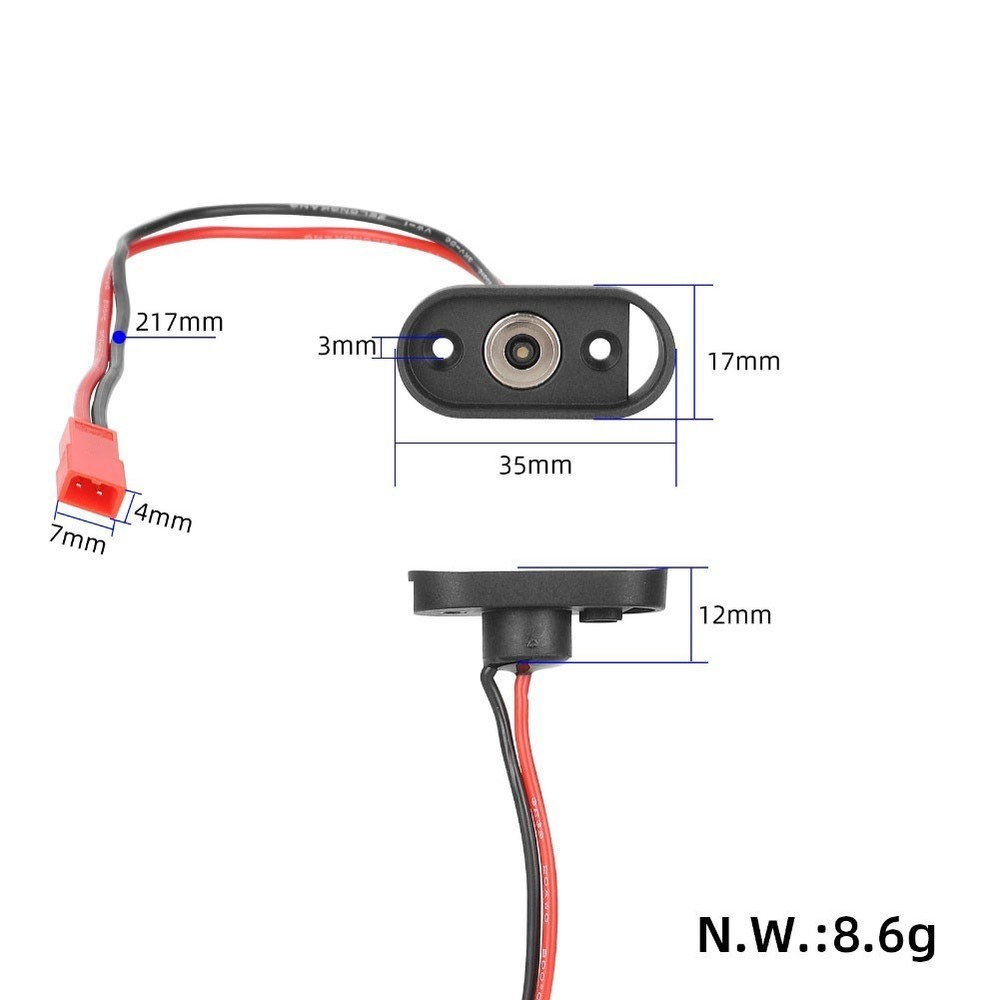 Scooter Charging Interface Wear Resistant Charging Port For Everyday Use