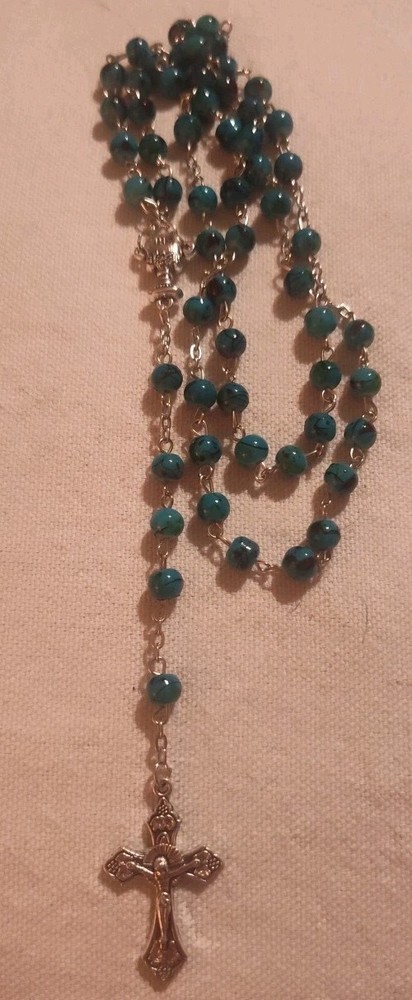 Catholic Rosary with Metal Cross