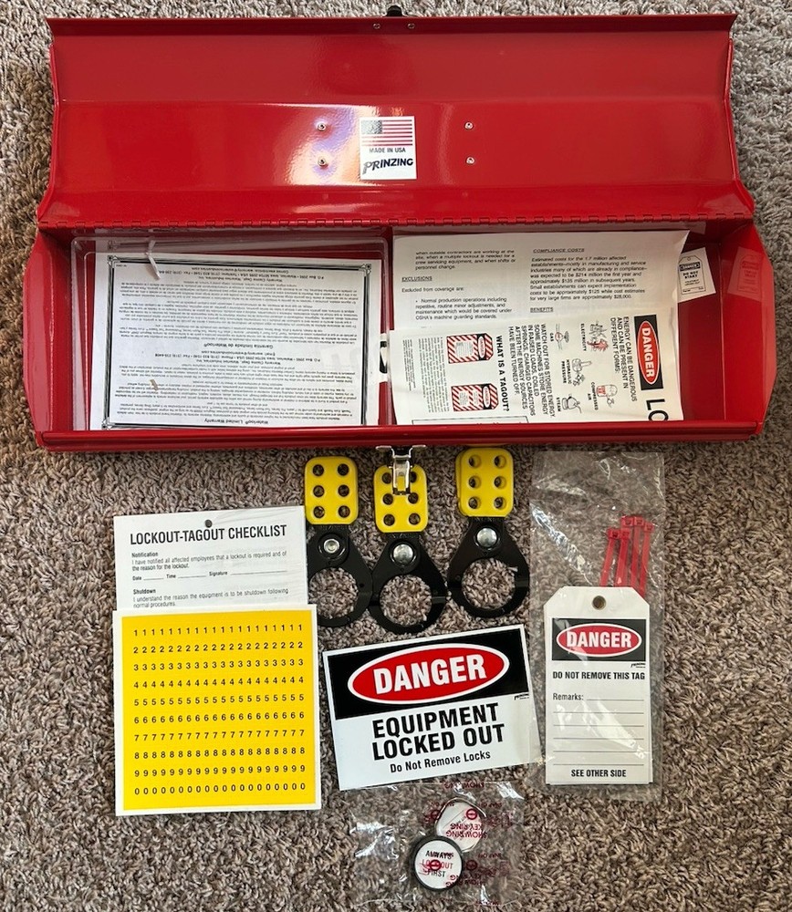 LockOut Kit Hasps & Signage w/ Waterloo Tool Case