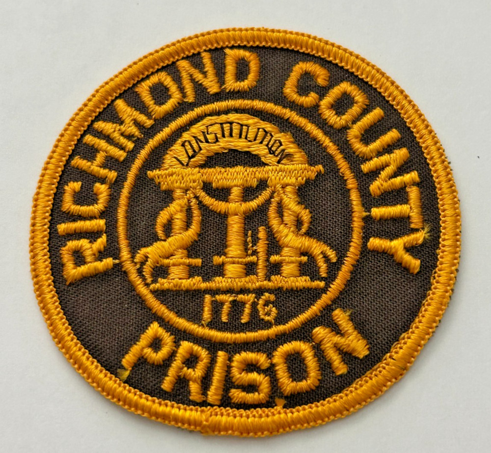 Richmond County Georgia Prison 3" Patch Unused