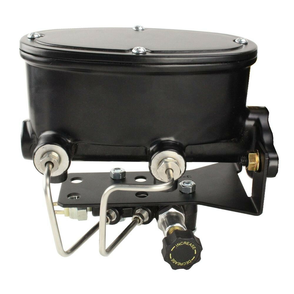 1964-66 FORD MUSTANG POWER BRAKE BOOSTER KIT FOR AUTOMATICS, BLK OUT SERIES