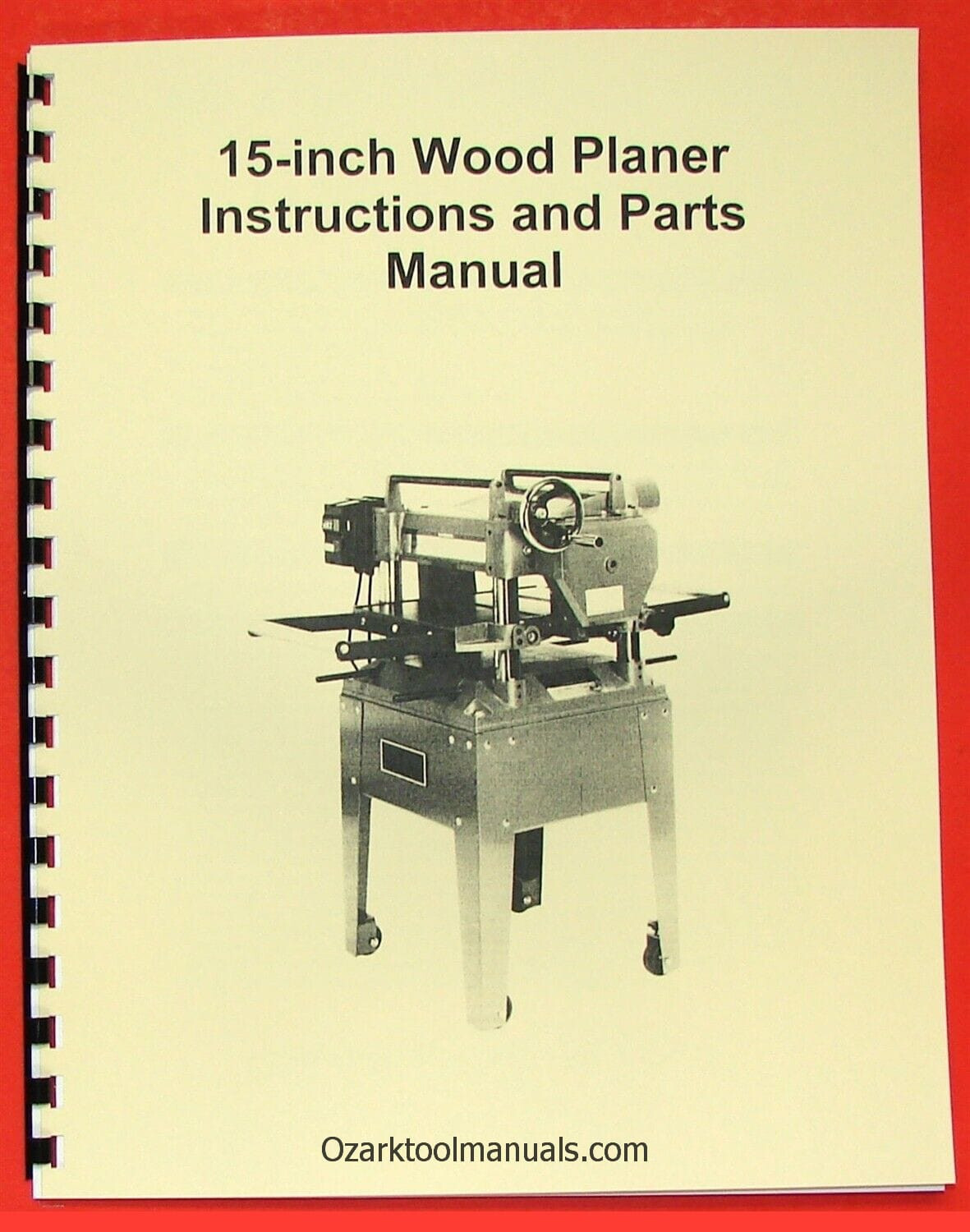JET/Asian  JWP-15HO 15" Wood Planer Owners Operator's & Parts Manual 0387