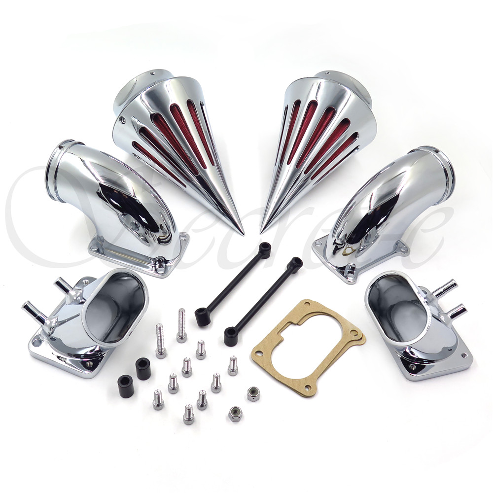Cone Spike Air Cleaner Kit Intake Filter For Suzuki Boulevard M109 (All Year)Chr