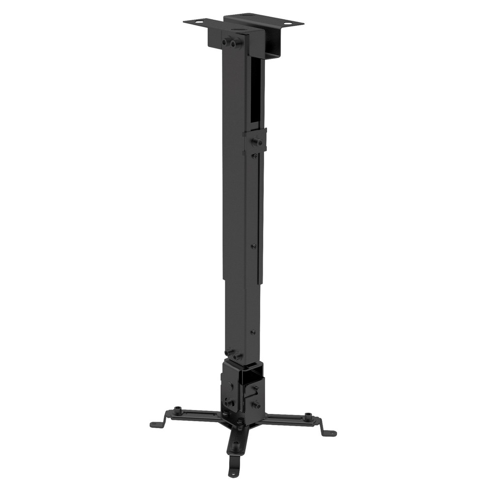 Universal Extendable Tilt DLP LCD Ceiling Projector Mount Bracket 44 lbs - Black