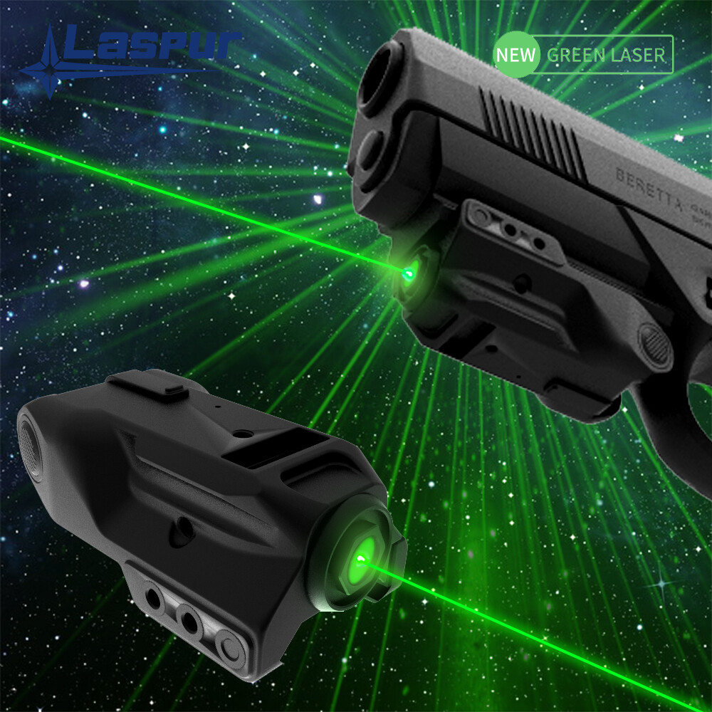 Laspur Smart Sensor Sub Compact Rail Mount Low Profile Green Laser Sight