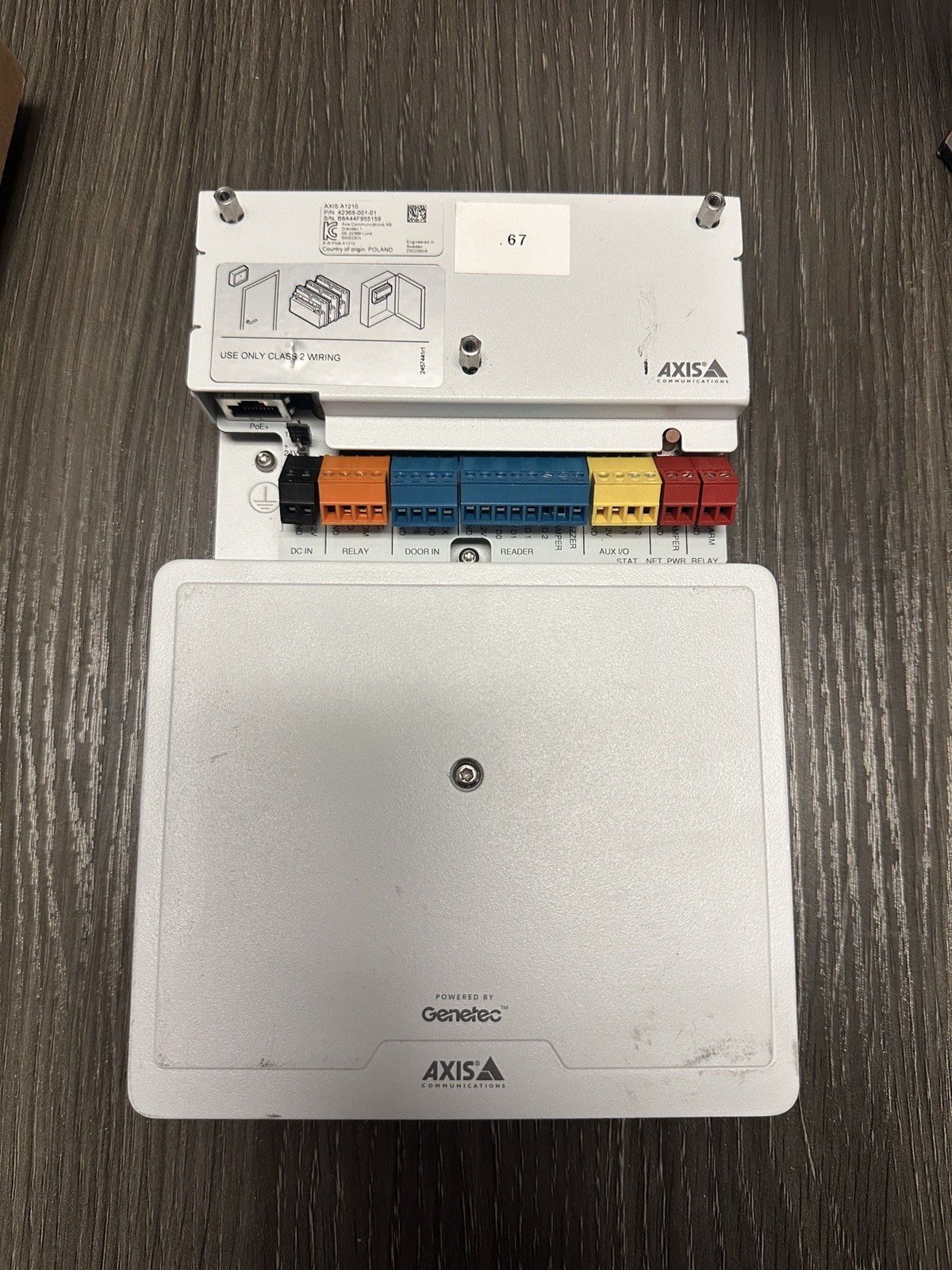 AXIS A1210 Single Door Network Controller Defaulted