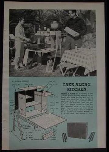 Camp Kitchen Box How-To build PLANS Rendezvous Ready