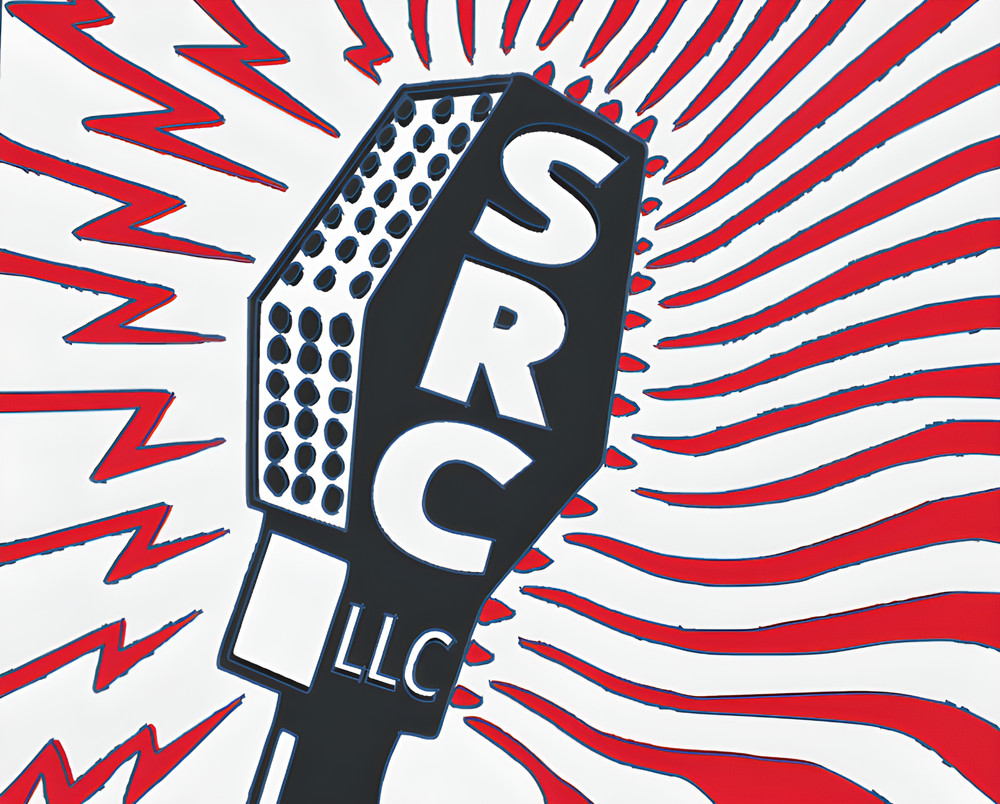 Custom Neumann BCM 705 Microphone Flag - Podcasting Broadcasting Studio Mic Top
