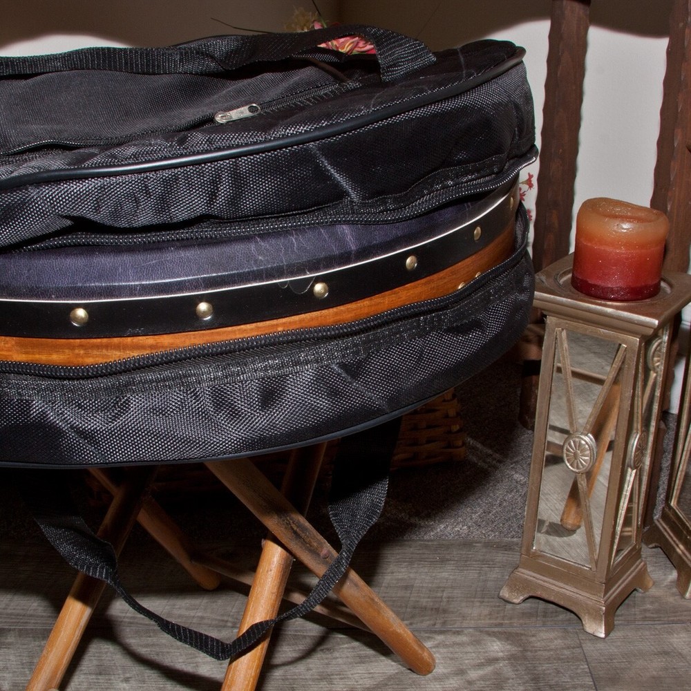 18" BODHRAN DRUM CASE SOFT DELUXE PADDED NEW