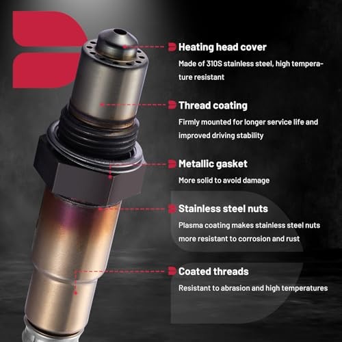 Oxygen Sensor Upstream Downstream O2, Compatible with Chevy Cruze 2011-2015