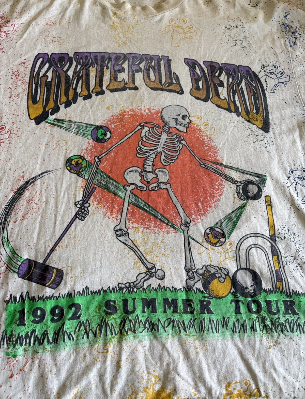 Vintage 1992 Grateful Dead Summer Tour W/ Steve Miller Band T-Shirt Sz XL