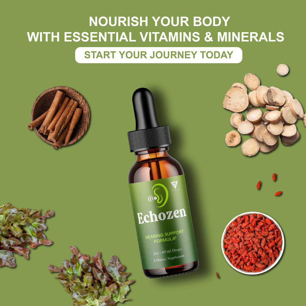 (3 Pack) EchoZen Drops, EchoZen Tinnitus Support Liquid Supplement (6oz)