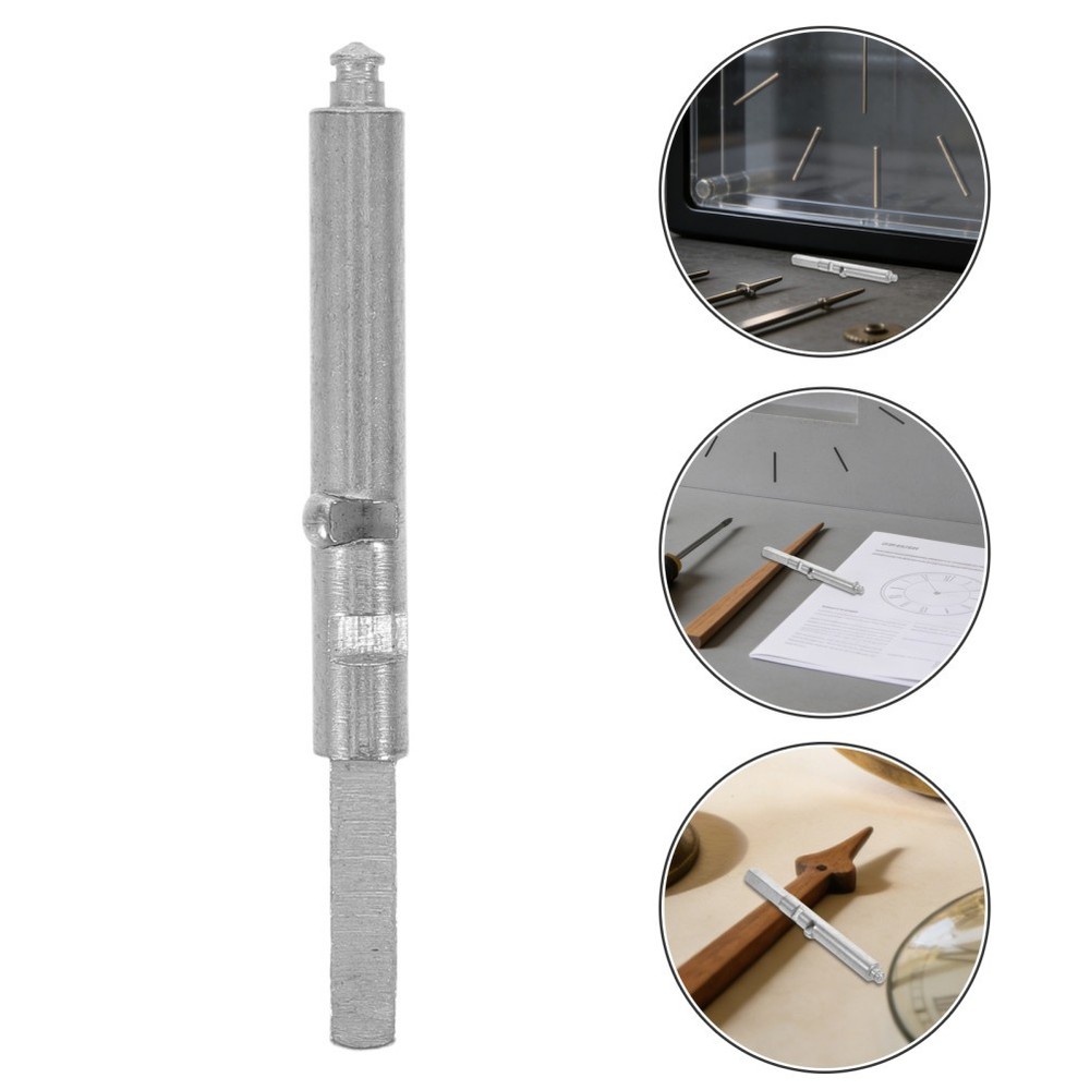 Wall Clock Movement Spring Shaft Mainspring Arbor Replacement Winder Key
