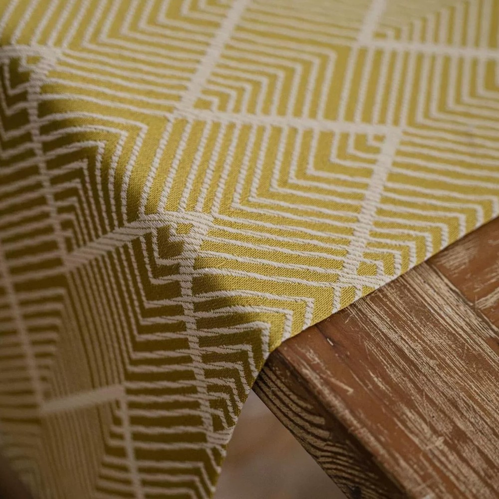 Rectangular Tablecloth Cloth, Yellow (15.7*35.4 inches), Tassel Design, Prote...