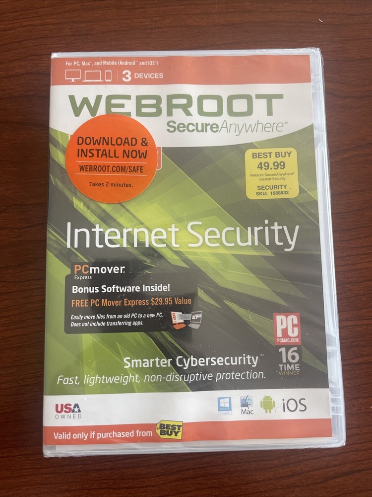 Webroot SecureAnywhere Internet Security Full Version Windows Mac Android IOS