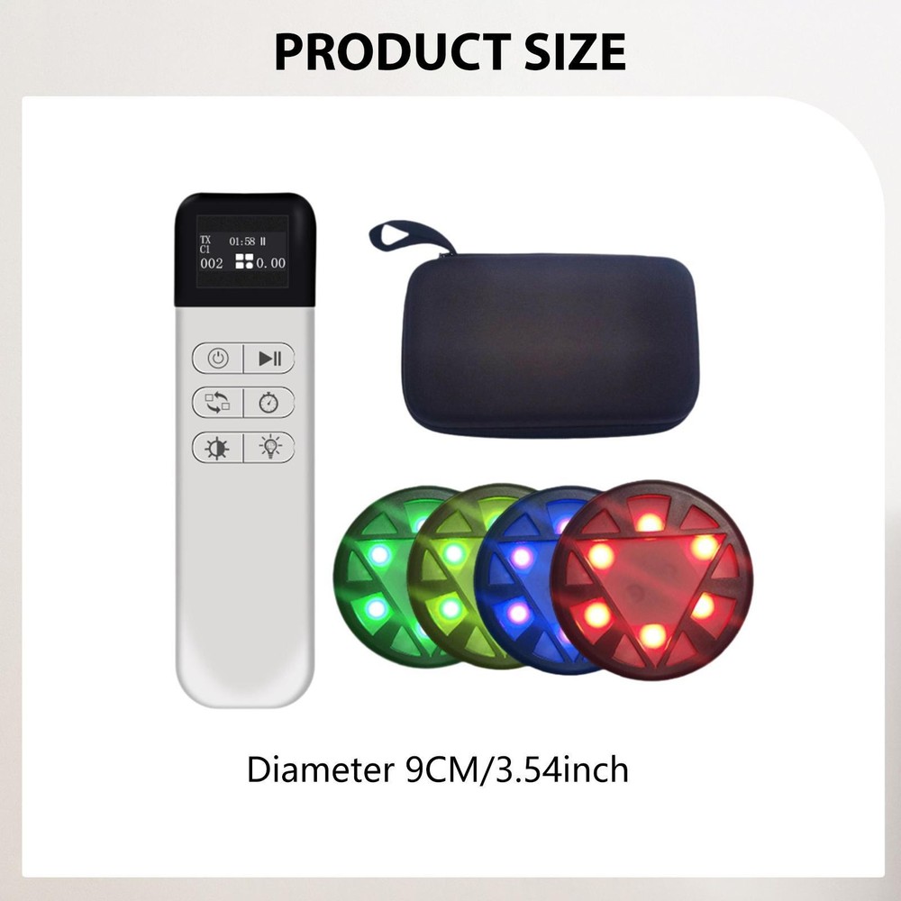 4x Reaction Training Lamps with Remote Control Coordination Training Agility