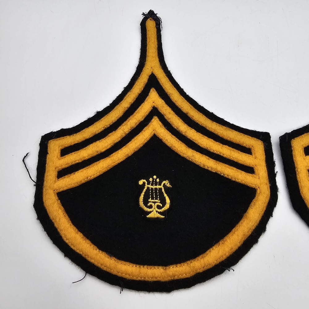 WW2 US Army Calvary Sergeant Band Patch Pair