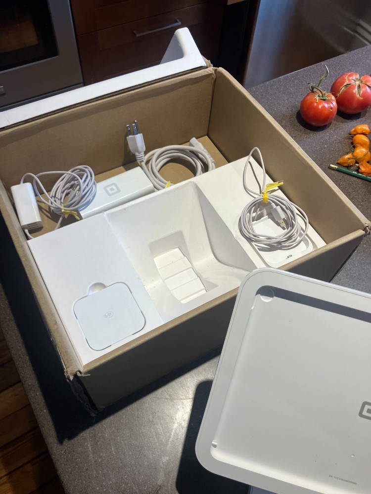 Square Register POS System - White (A-SKU-0665)