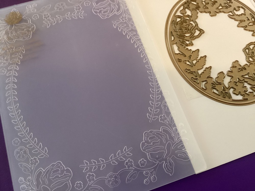 Anna Griffin Wildflower 3D Folder With Dies RARE
