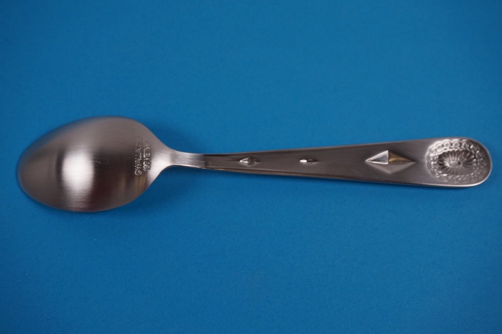 Wallace Stainless Taos Pattern Teaspoon 6 3/8" Diameter