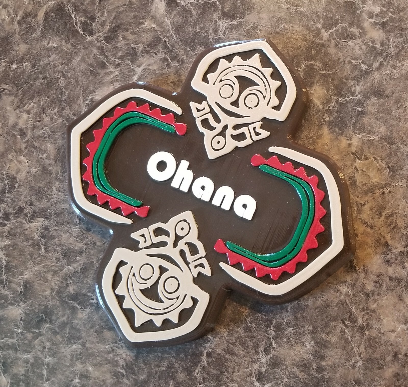 7" Polynesian Resort Themed Sign Replica - Ohana