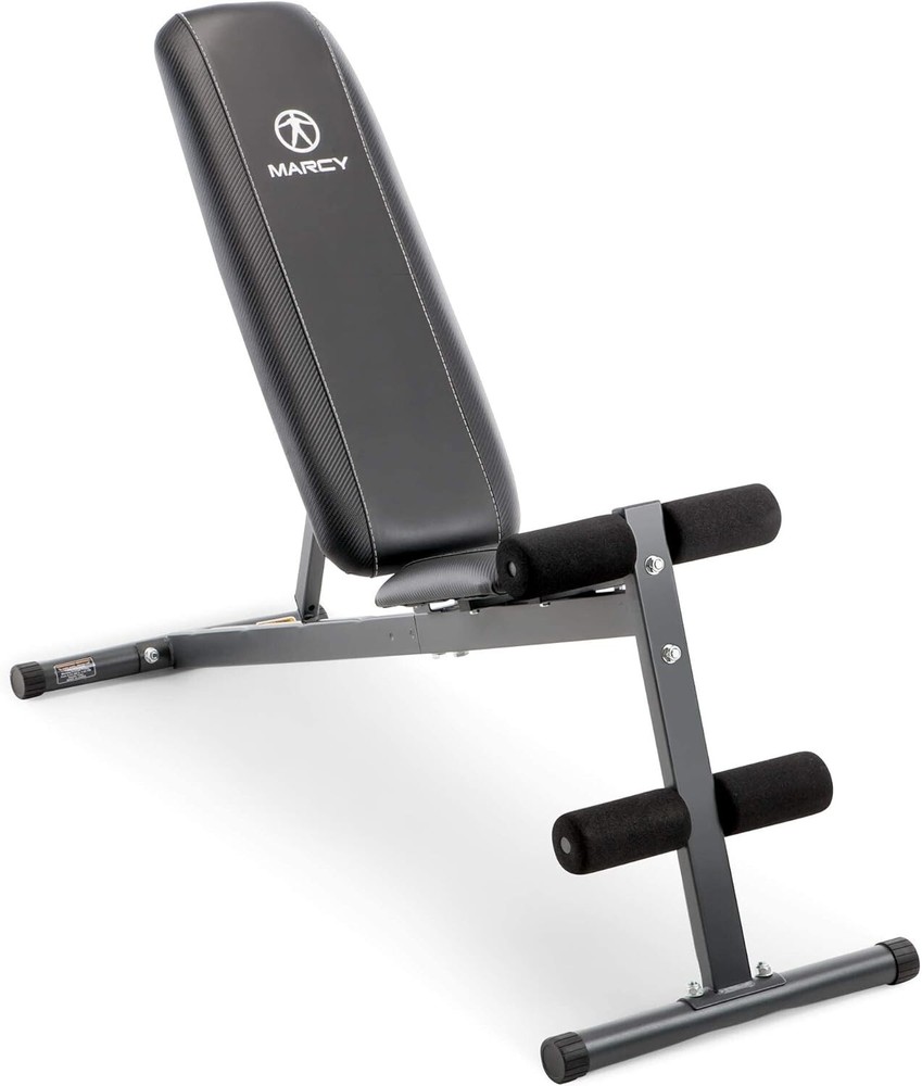 Versatile Utility Bench for Full-Body Training with Adjustable Positions, Black