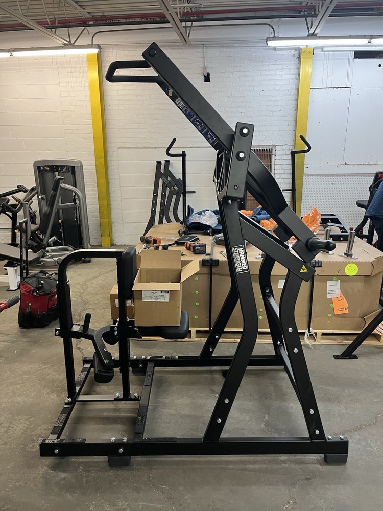 New Hammer Strength Plate-Loaded Iso-Lateral Front Lat Pulldown !