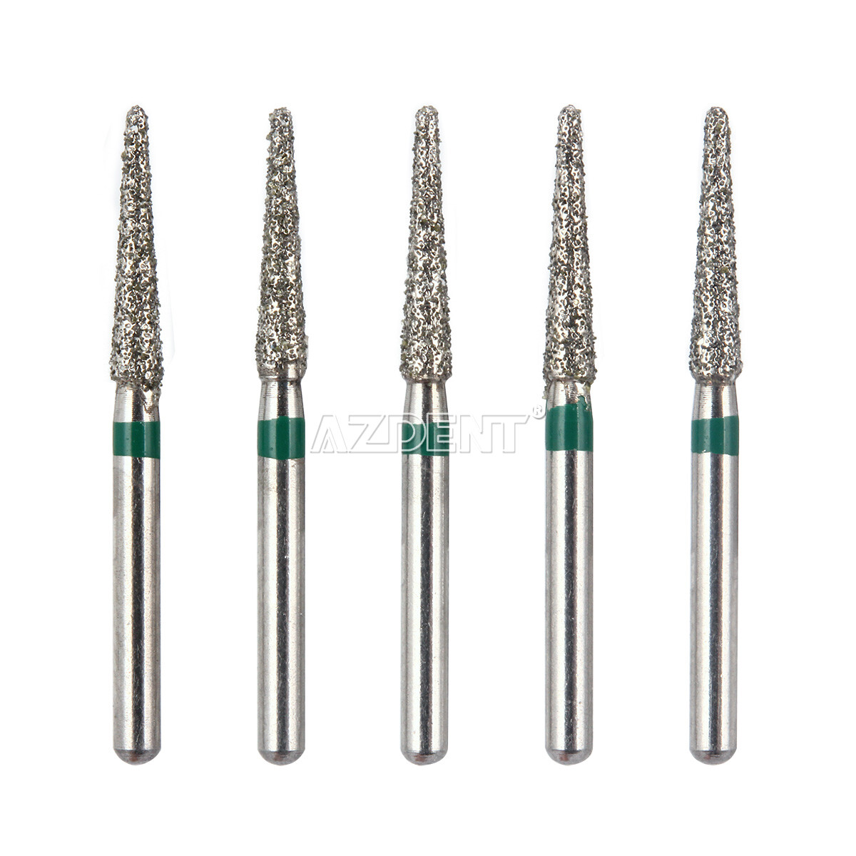 AZDENT Dental FG Diamond Burs for High Speed Handpiece Friction Grip 5pcs/pack