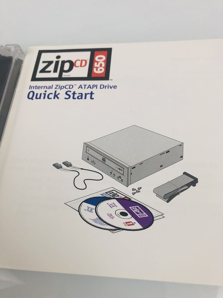 Iomega Solutions CD ZipCD CD-RW Version 1.0 ATAPI HELP User Manual Quick Start