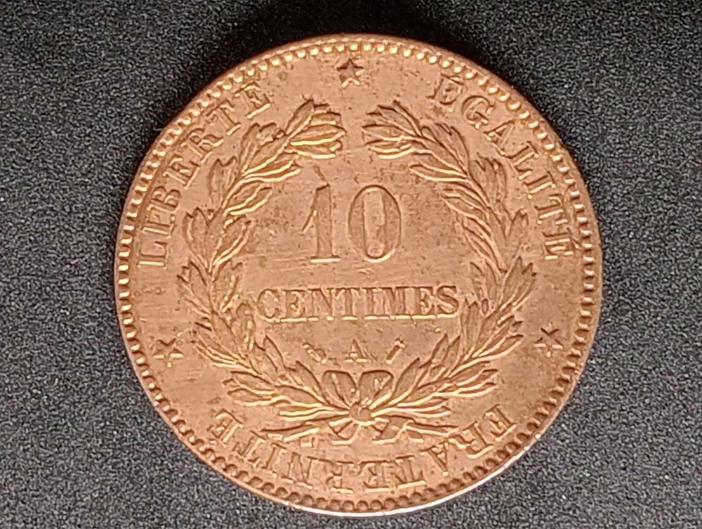 1891 - France 10 Centimes (VF)