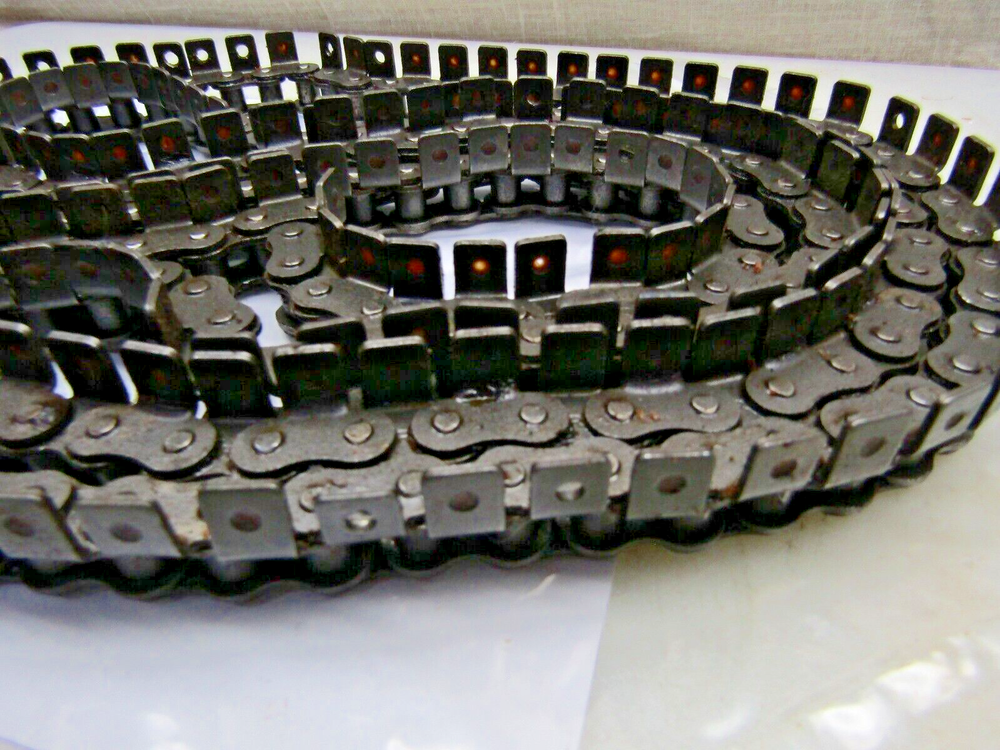 Tsubaki 40A1 EV RS40 Attachment Roller Chain 100" w/ Connector Link