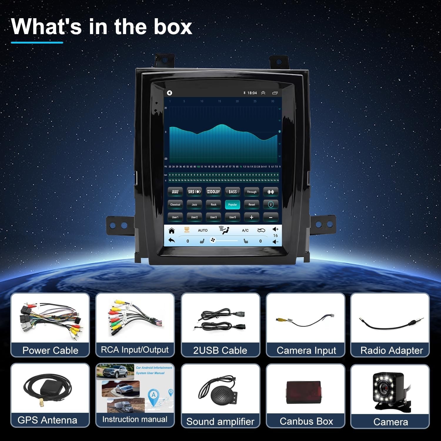 $500 on AMAZON! QLED Cadillac Escalade 2007-2014 9.7" Radio CarPlay Android Auto