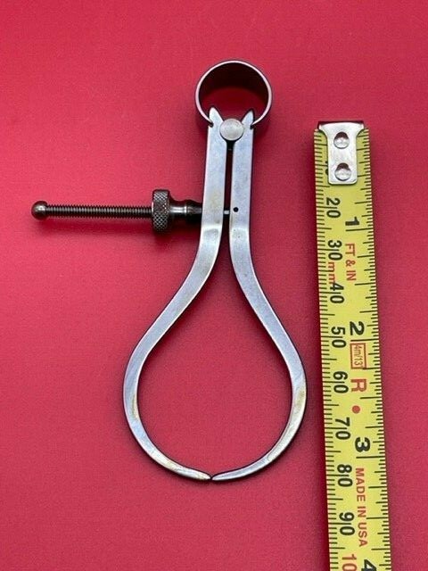 Starrett 75A-3 Fay Spring Type Outside Caliper, Solid Nut 3" IN STOCK