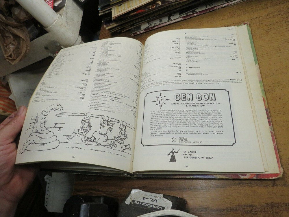 Advanced Dungeons & Dragons DUNGEON MASTERS GUIDE 1979 HC