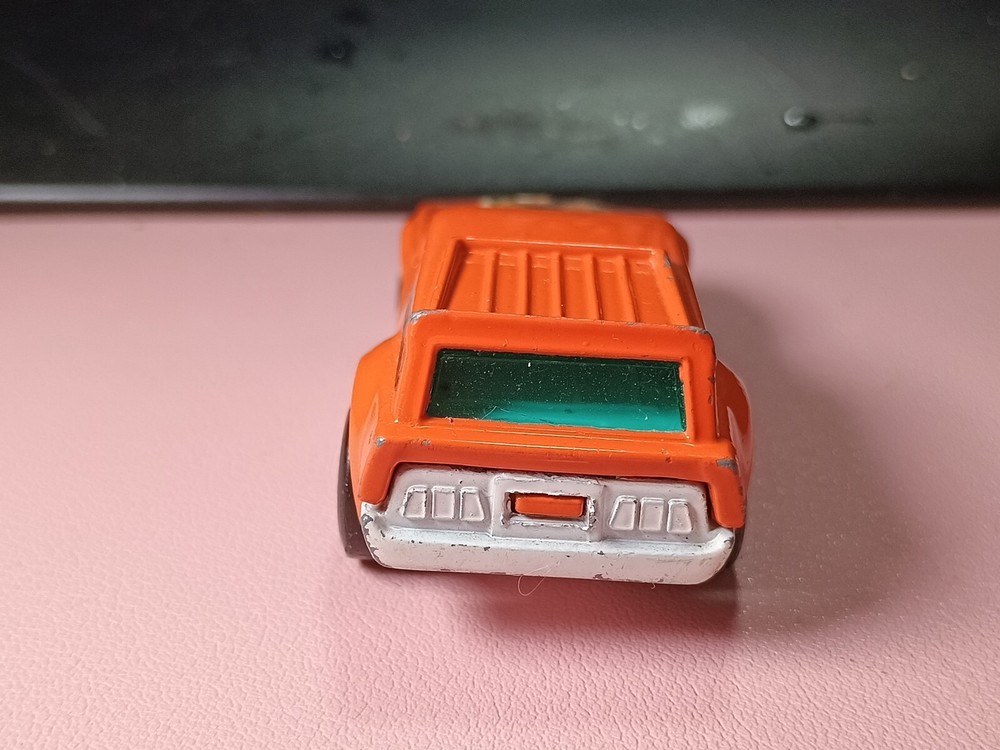 Matchbox Superfast Lesney No. 34 - Vantastic - Orange, side stripe + flat bonnet