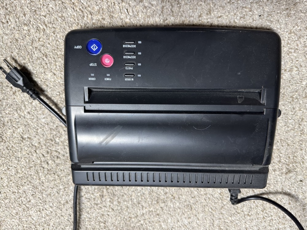 Toec Technology 116F V5.3 Black Tattoo Stencil Machine Copier Printer