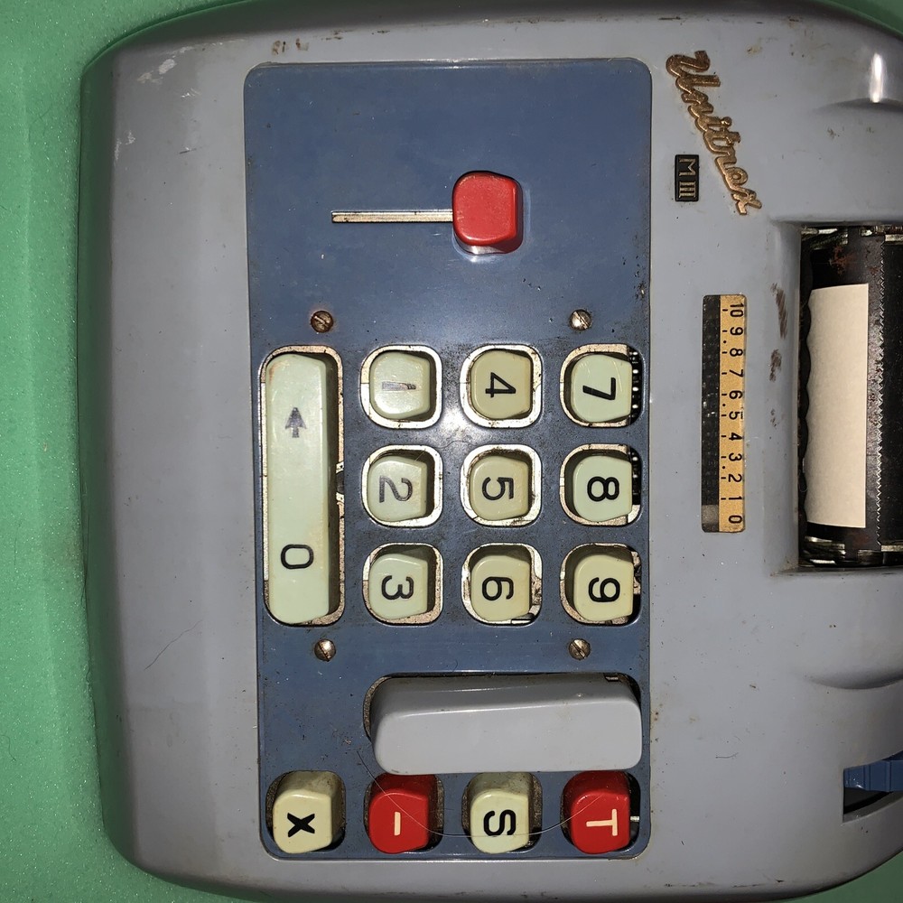 Bohn Unitrex M-3 Adding Machine Japan Tested Working