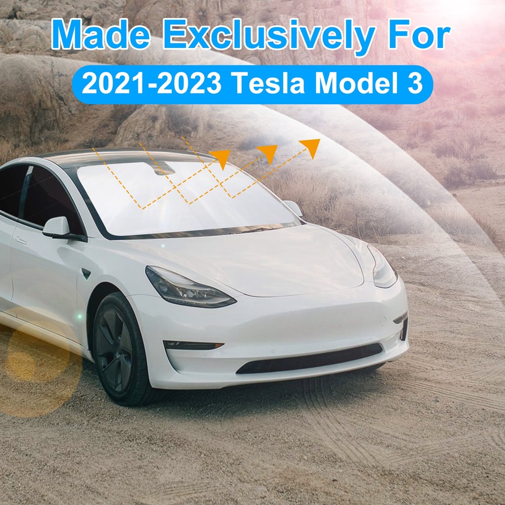 Side Windows Front Windshield Privacy Full Sunshade For Tesla Model 3